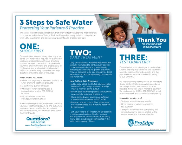 The Three Necessary Aspects of Every Dental Waterline Treatment Protocol